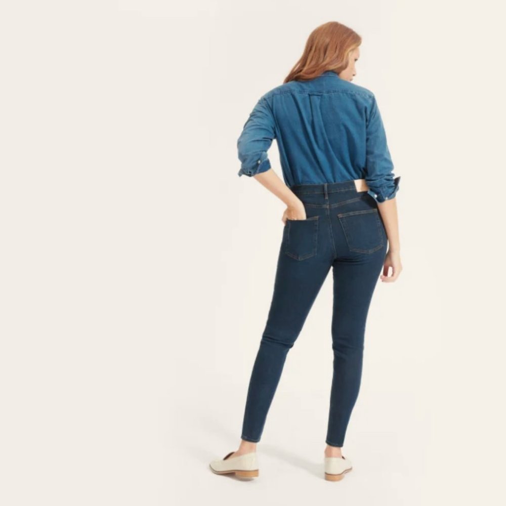 NWT Everlane Stretch Mid-Rise Skinny Jeans - Picture 3 of 8